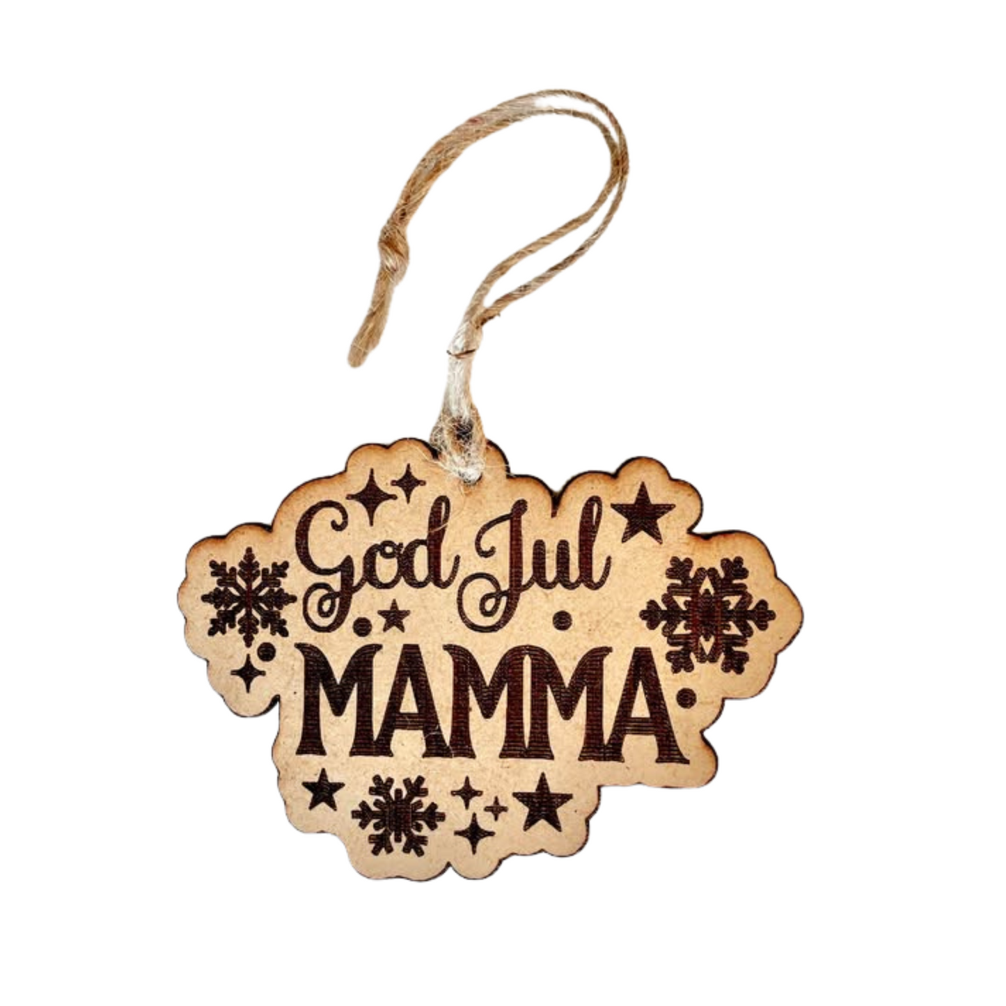 Juletrepynt - God jul mamma
