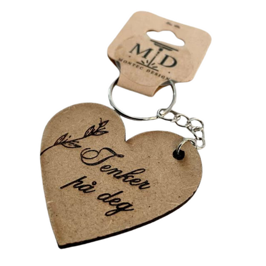 Nøkkelring - Tenker på deg