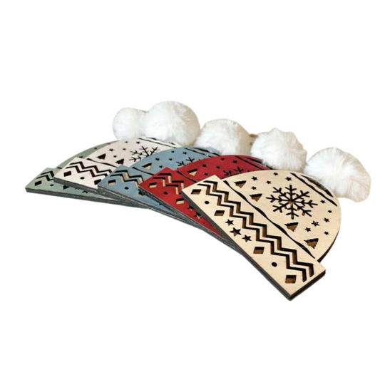 Juletrepynt - Nisselue med dusk