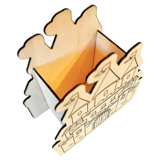 Blyantholder i tre – Slott