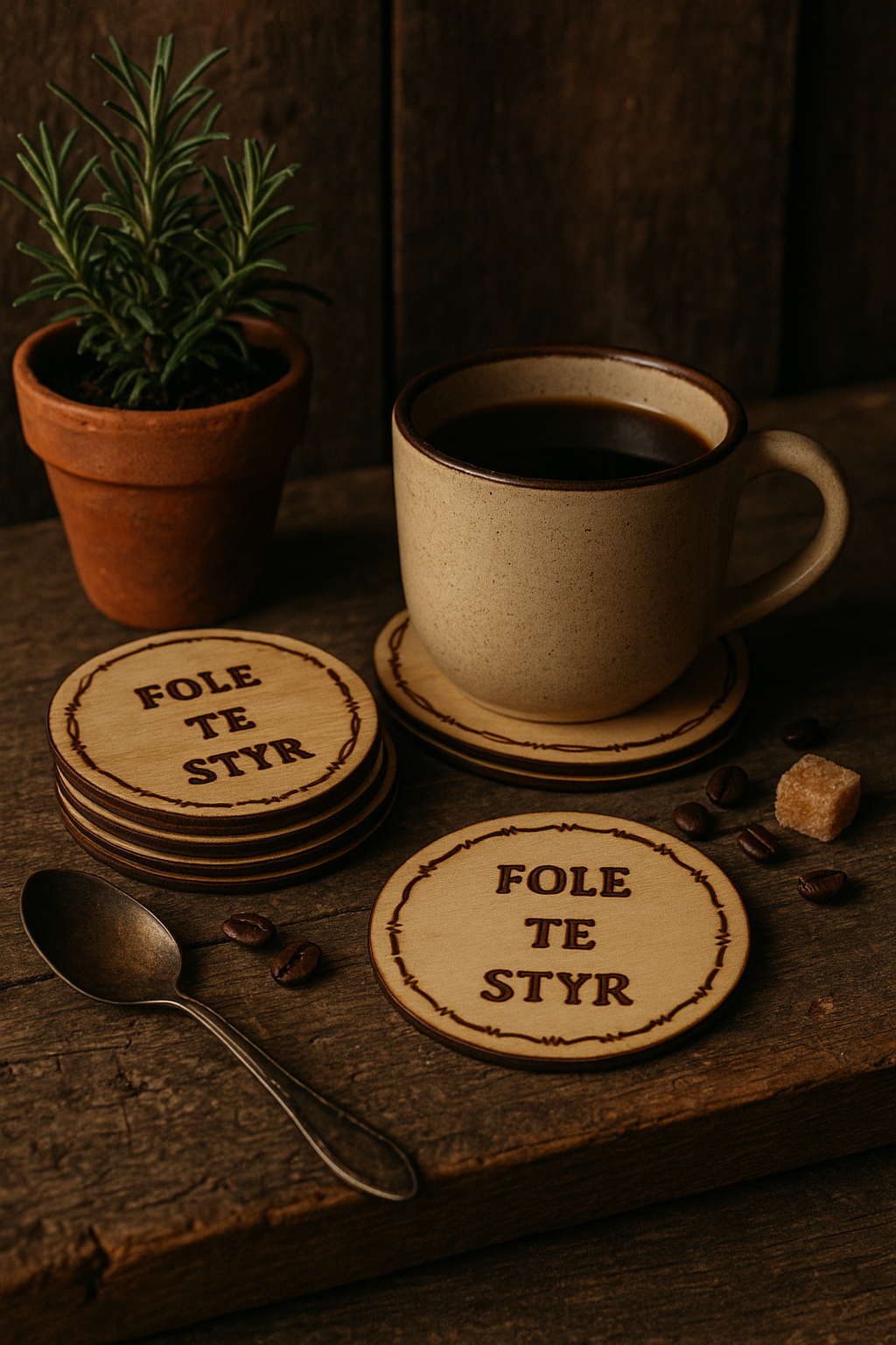 Glassbrikker/Coasters
