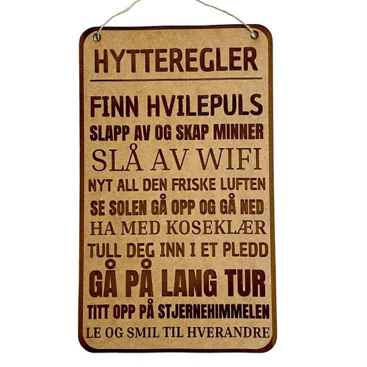 Hytteregler – Finn Hvilepulsen