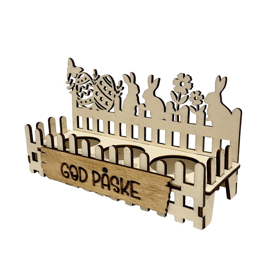 God Påske - Eggholder for 3 egg