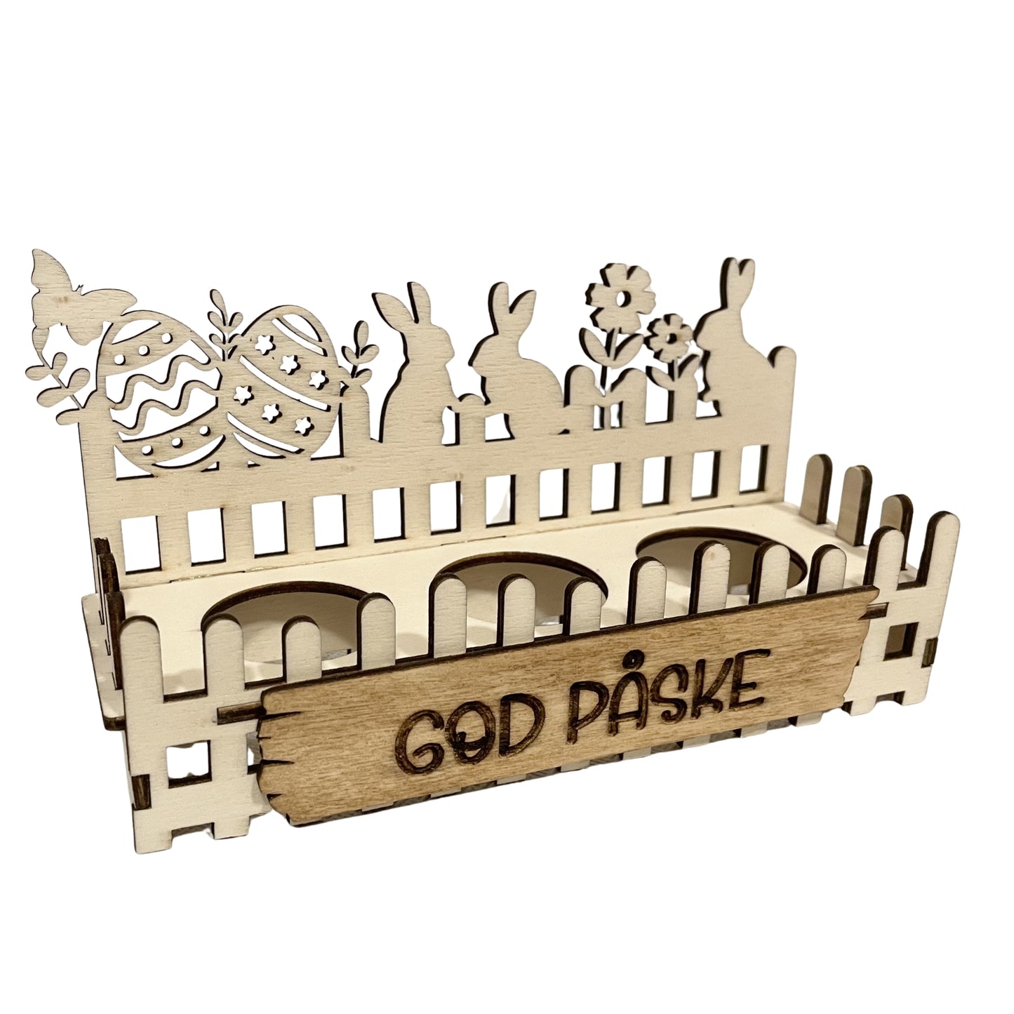 God Påske - Eggholder for 3 egg